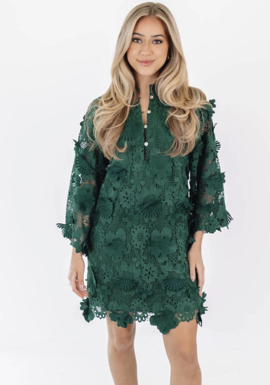 J.Marie Collections The Seraphina Mini Dress in Green